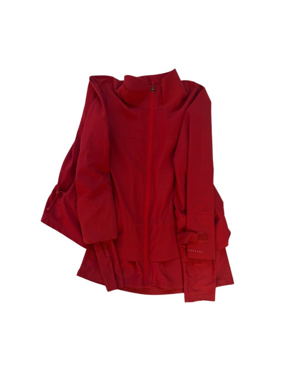 Sweaty Betty Red Zip Up Jacket - Long Sleeve Top